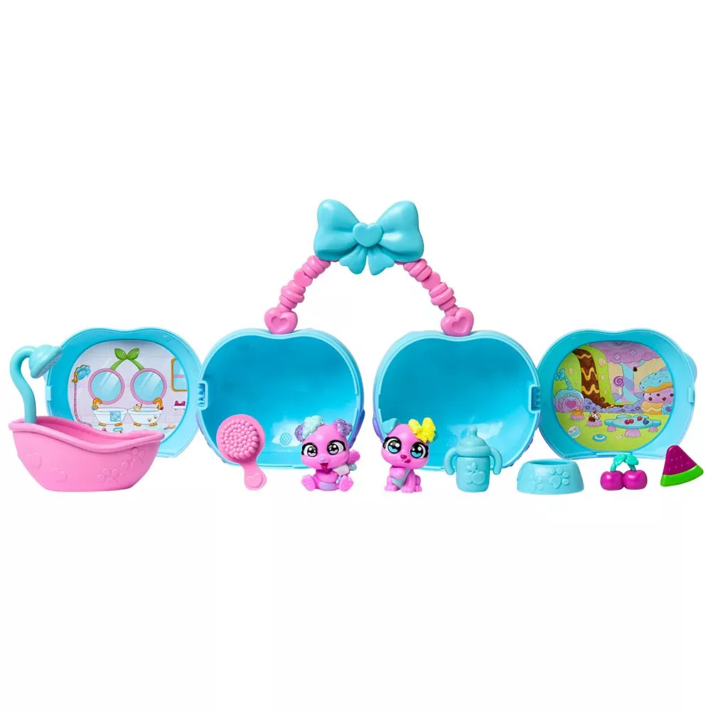 Cherry Pets Cherry House Puppy Twins – Casita con 2 figuras exclusivas - Image 2