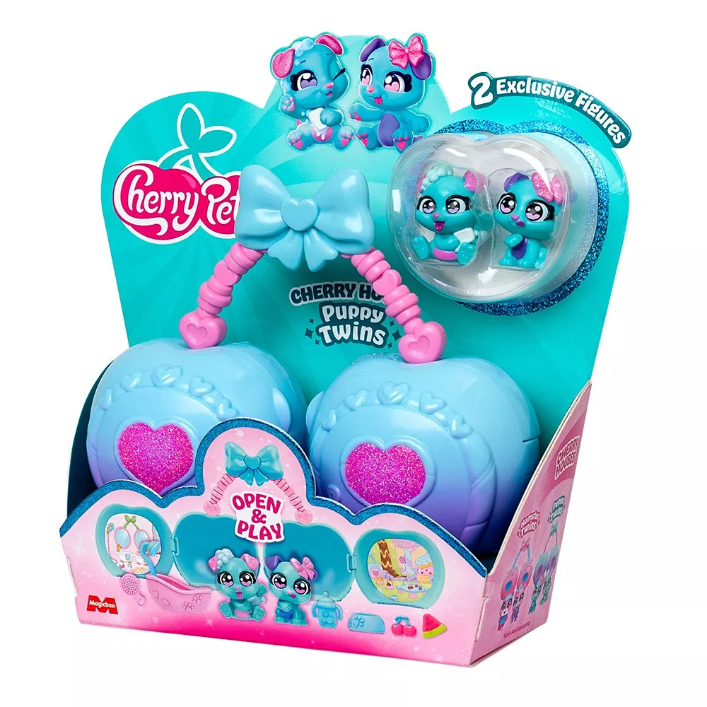 Cherry Pets Cherry House Puppy Twins – Casita con 2 figuras exclusivas - Image 3