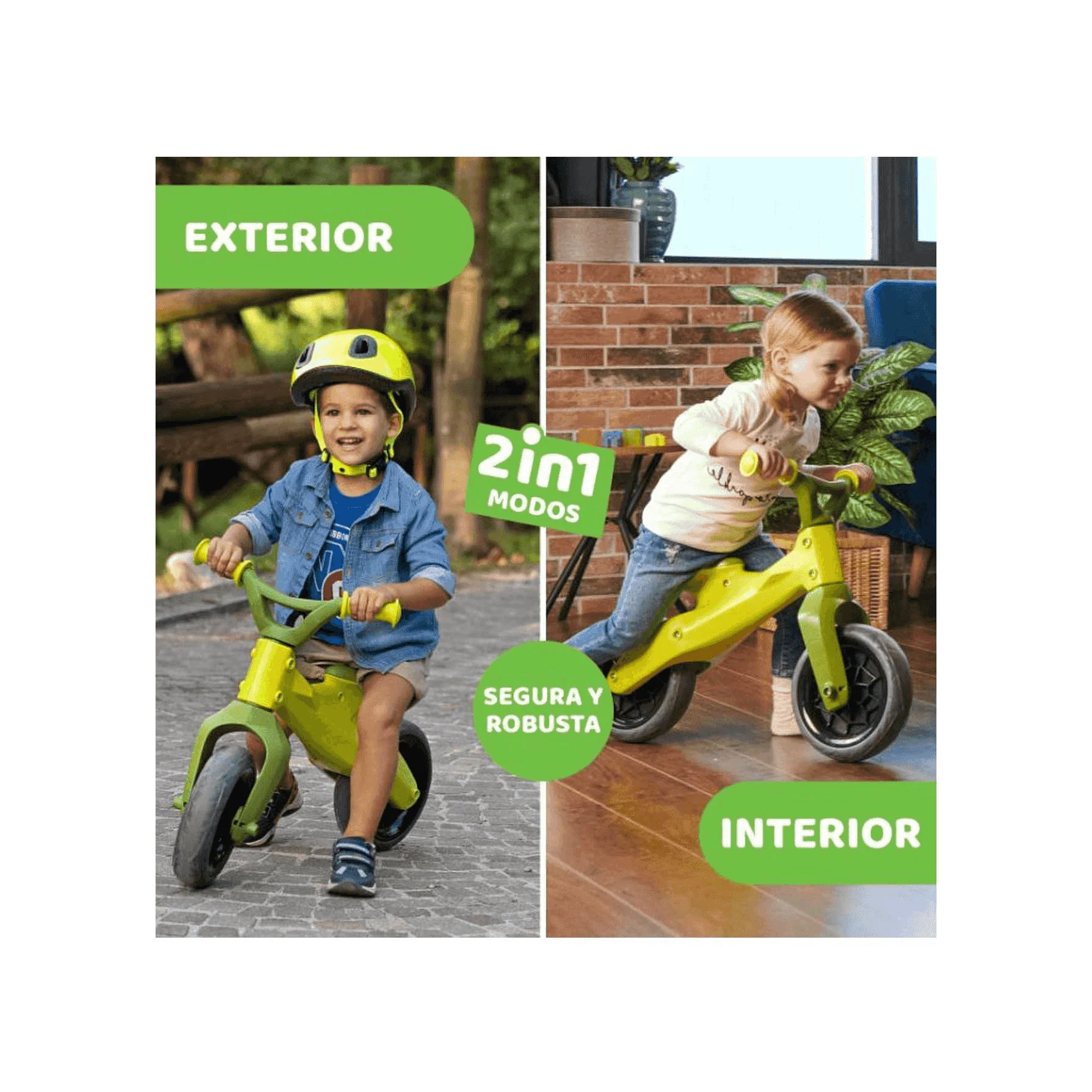 Chicco Eco Bicicleta Infantil Balance sin Pedales Verde - Image 2