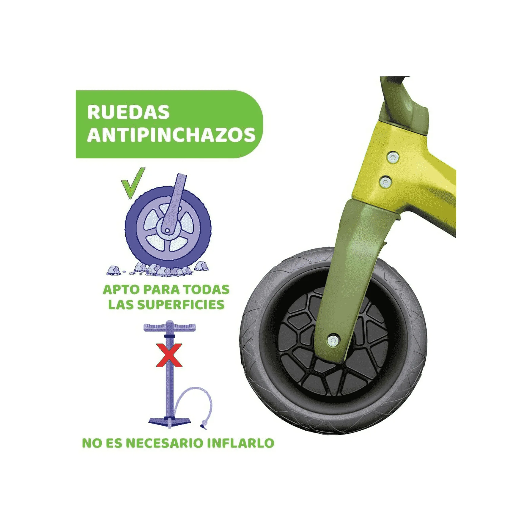 Chicco Eco Bicicleta Infantil Balance sin Pedales Verde - Image 6