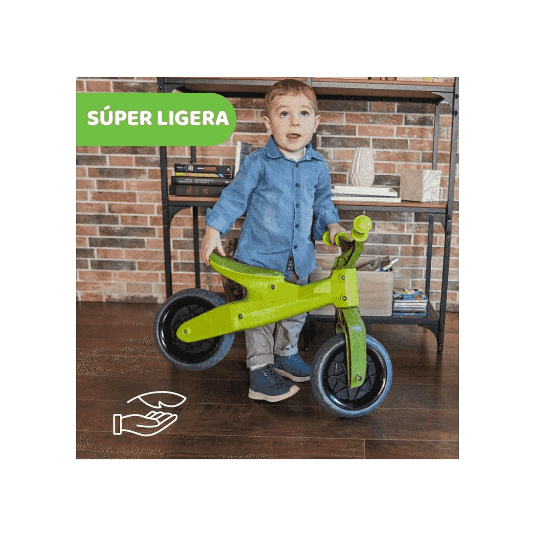 Chicco Eco Bicicleta Infantil Balance sin Pedales Verde - Image 8