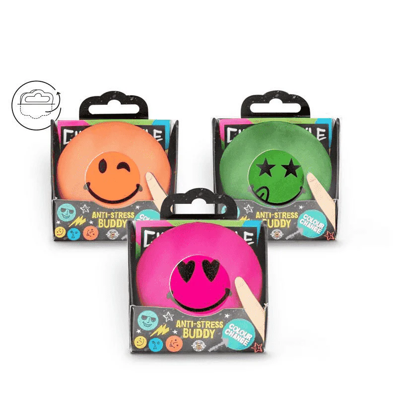 Chill & Smile Bola antiestrés cambia color Modelos Surtidos