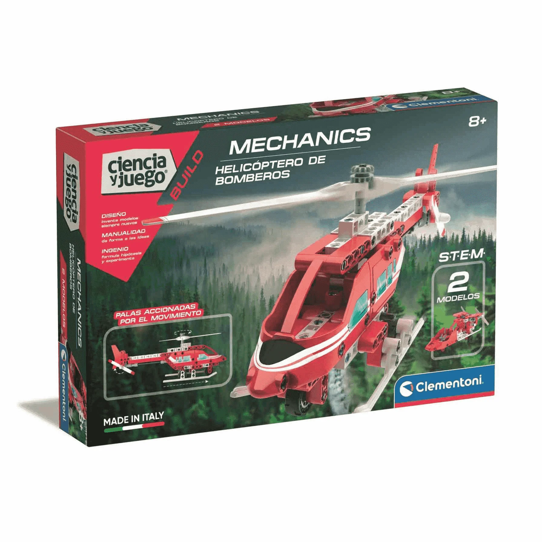Ciencia y Juego Mechanics Laboratorio Helicoptero de Bomberos