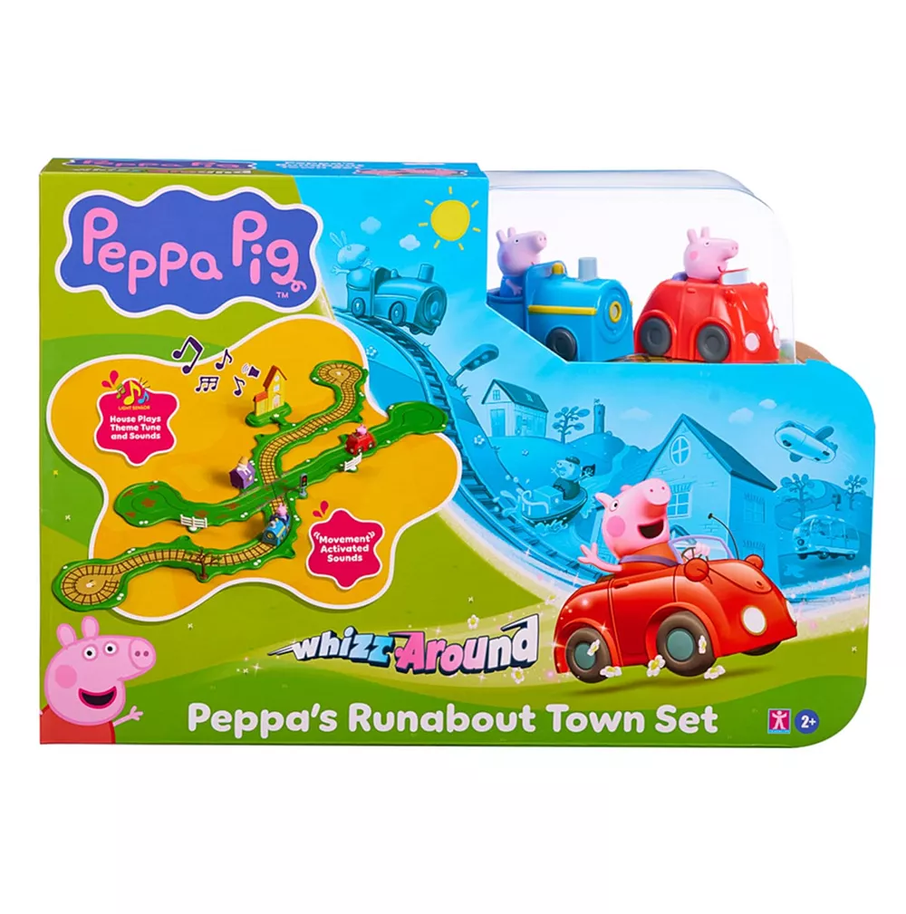 Circuito Peppa Pig – Tren y Coche Bandai