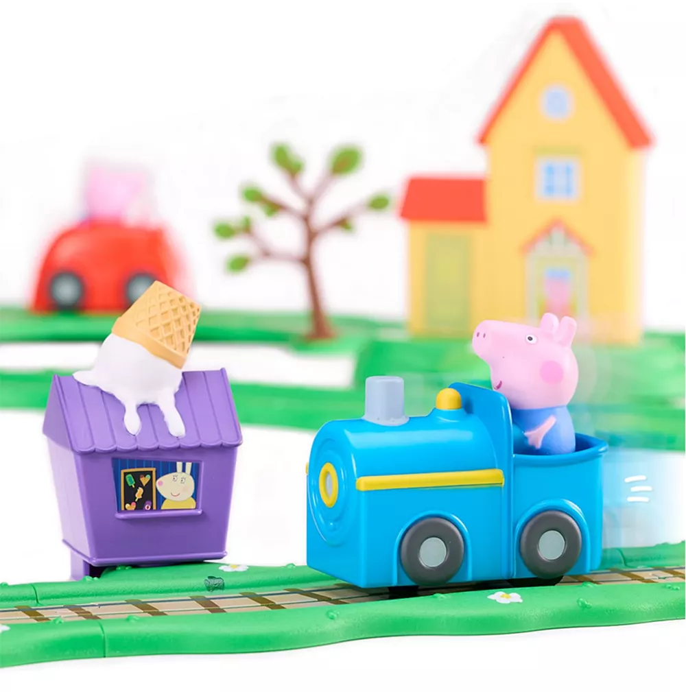 Circuito Peppa Pig – Tren y Coche Bandai - Image 6