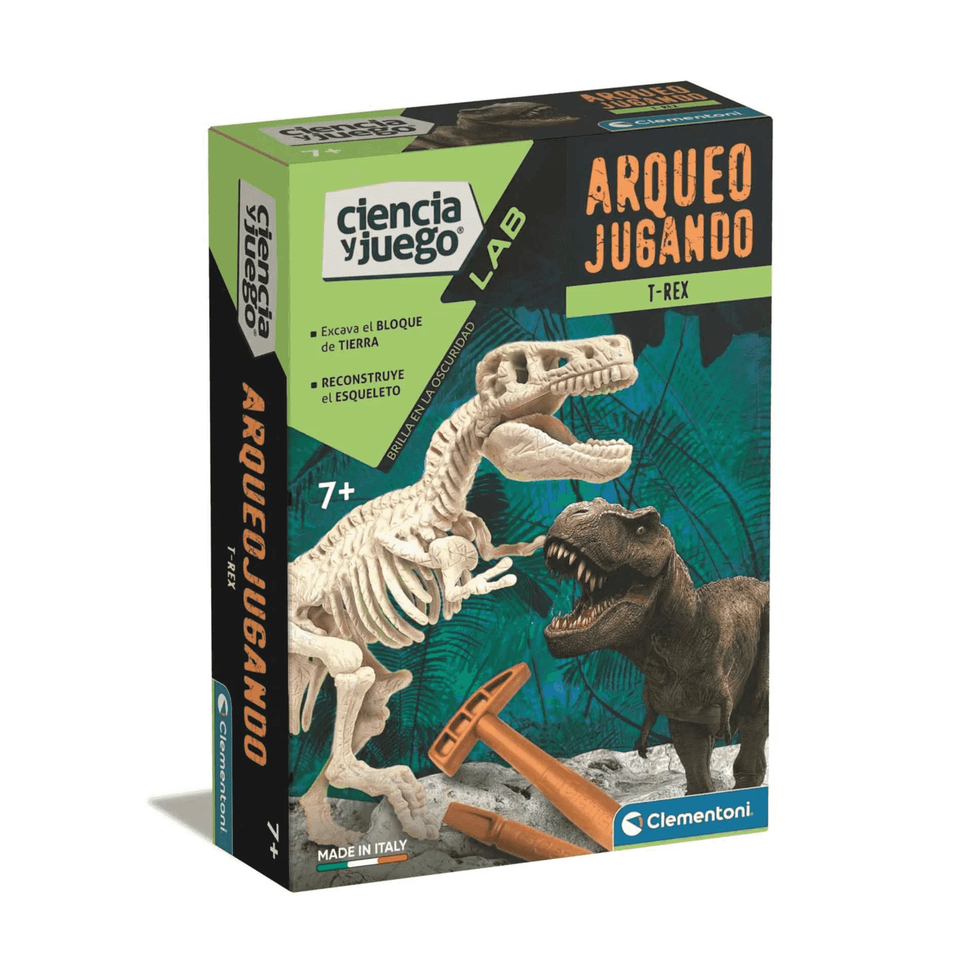 Clementoni Arqueojugando T-Rex fosforescente