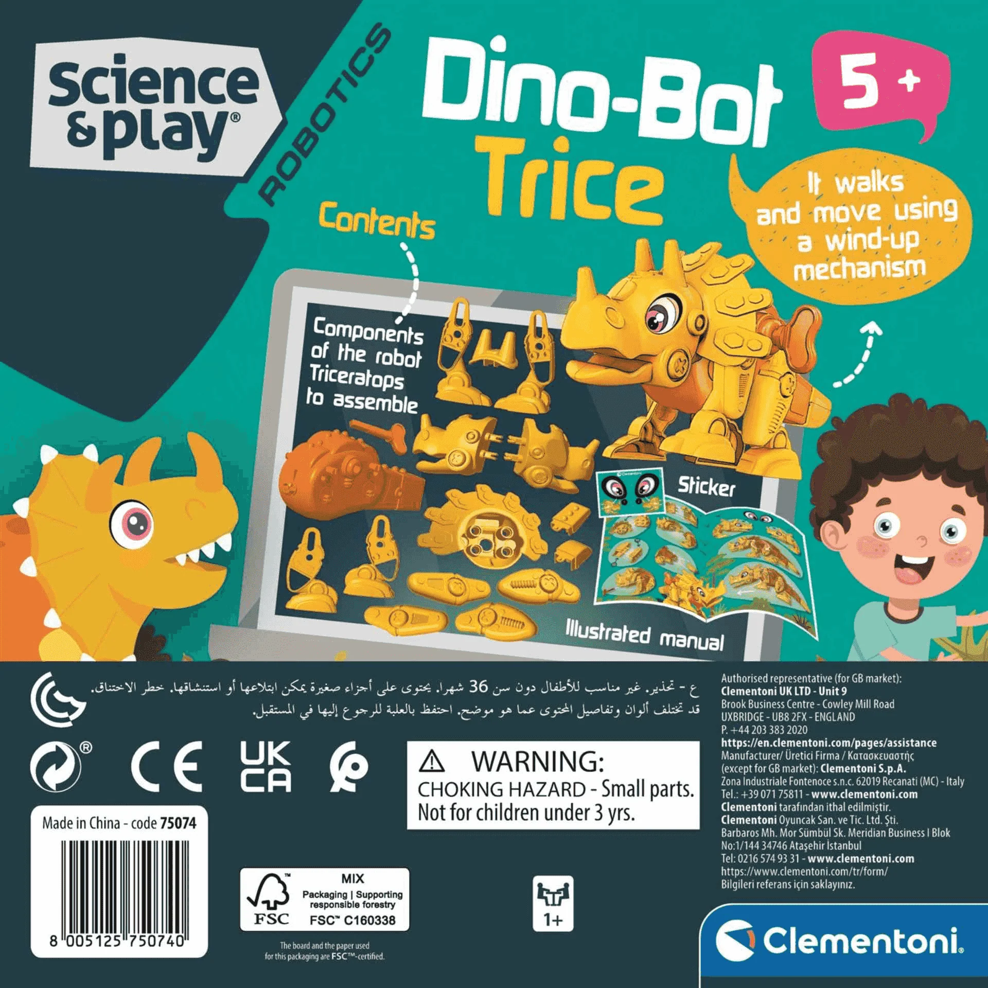Clementoni Dino Bot Triceratops - Image 3