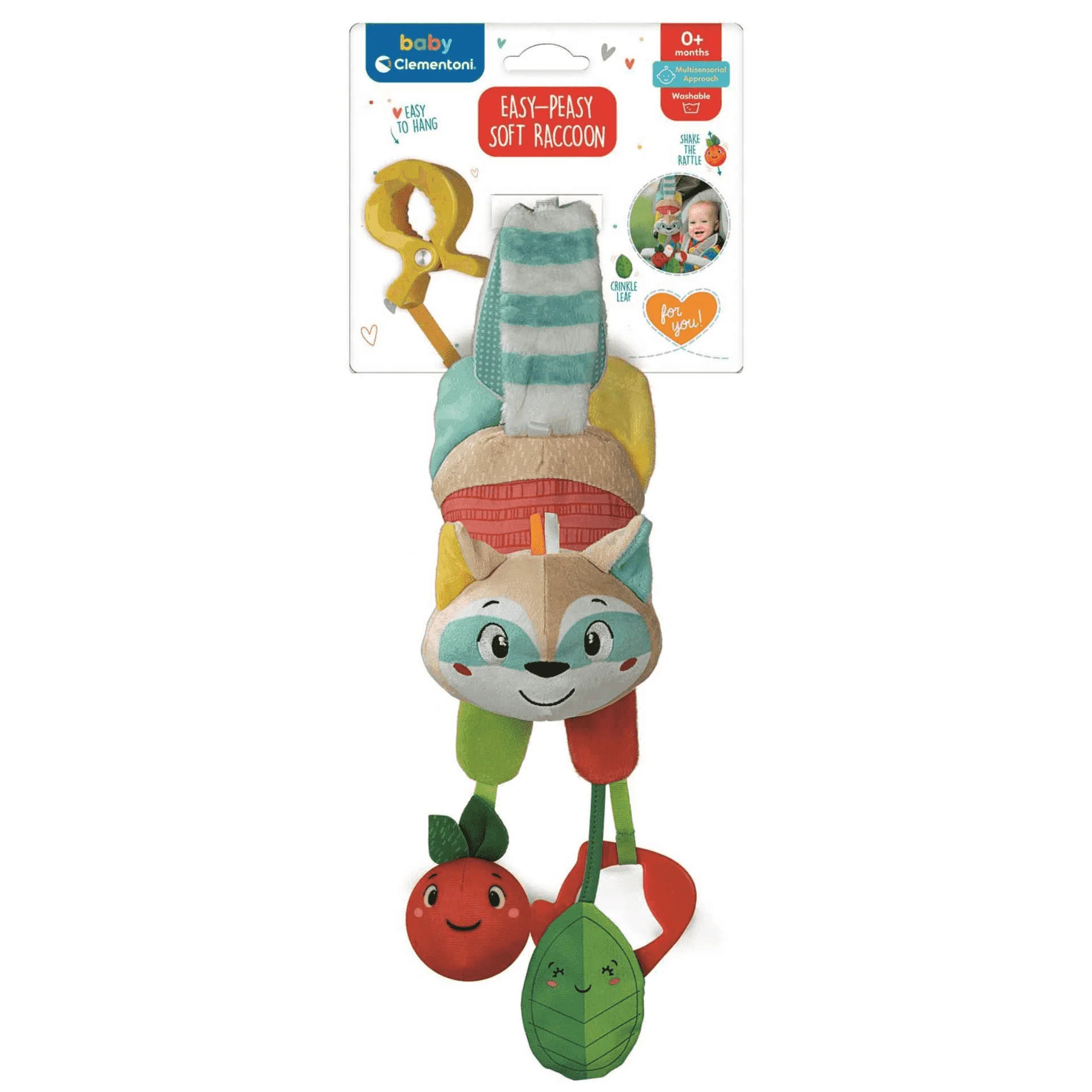 Clementoni Mapache Peluche Actividades