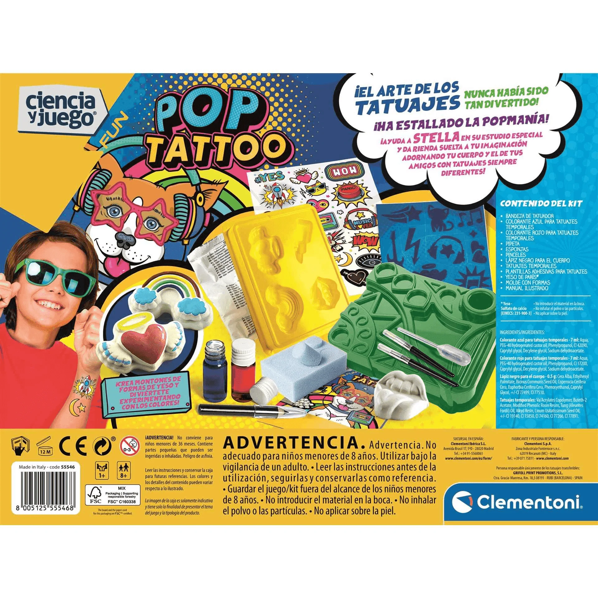 Clementoni Pop Tattoo - Image 3