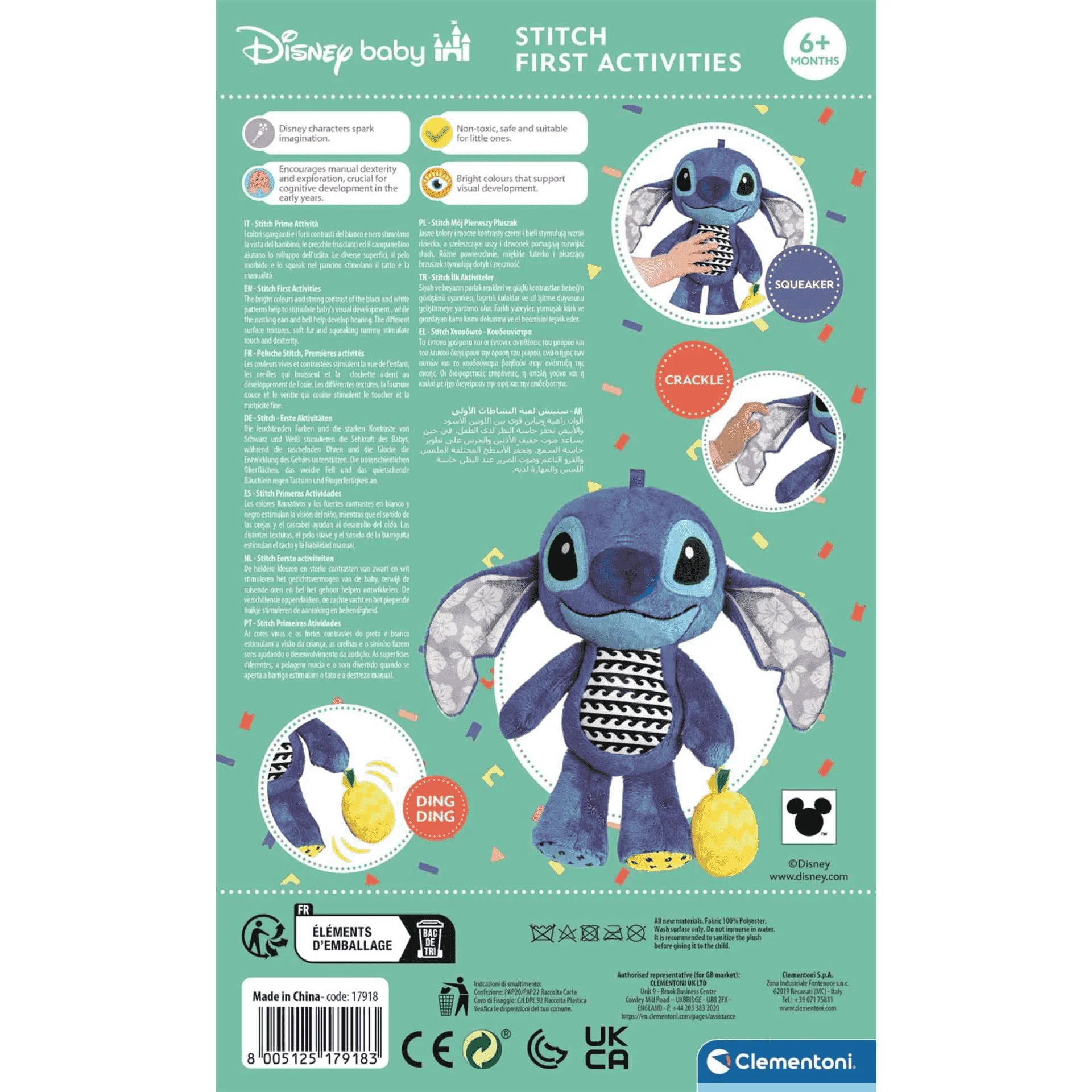 Clementoni Stitch Peluche Actividades - Image 3