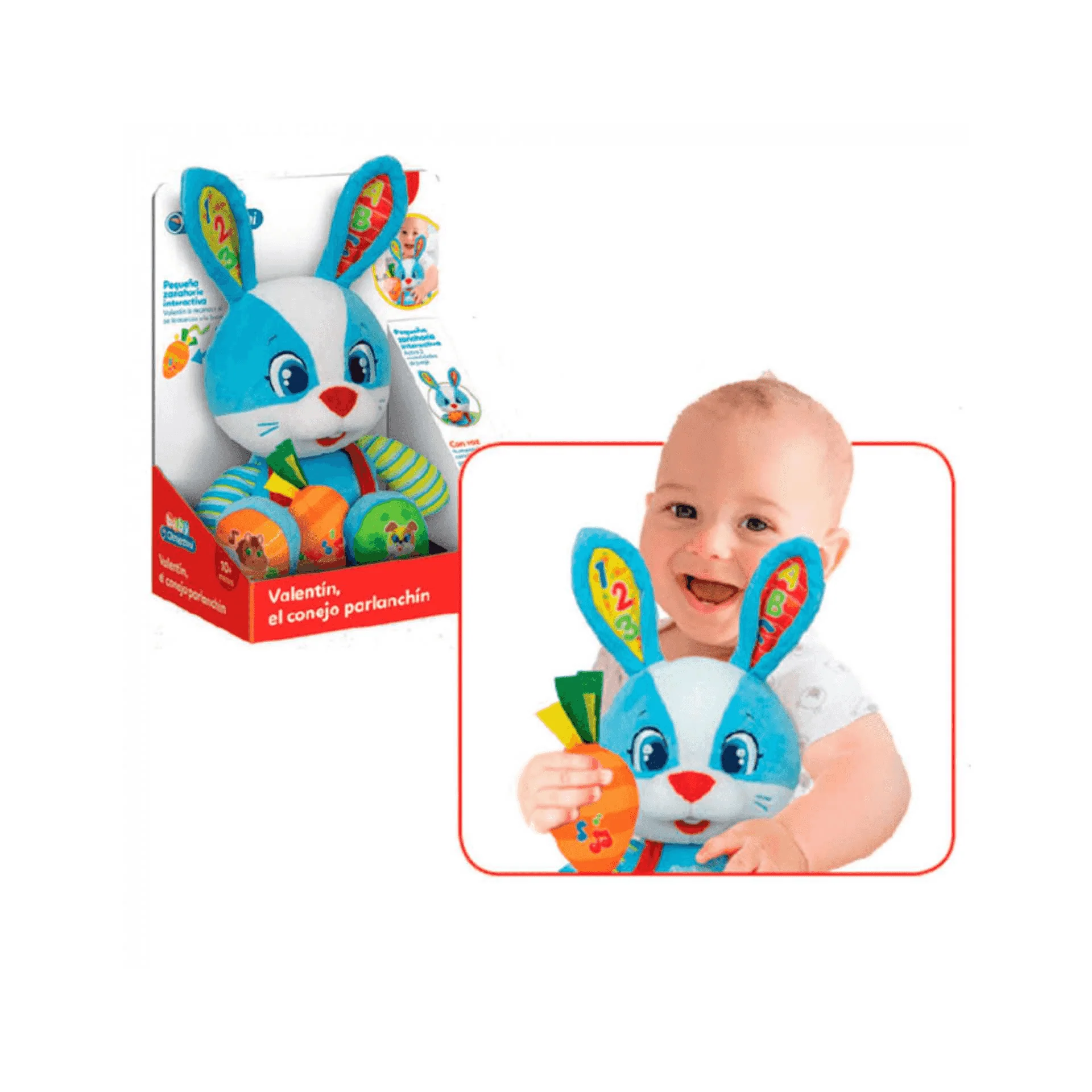 Clementoni Valentín El Conejo Parlanchín Peluche Interactivo - Image 2