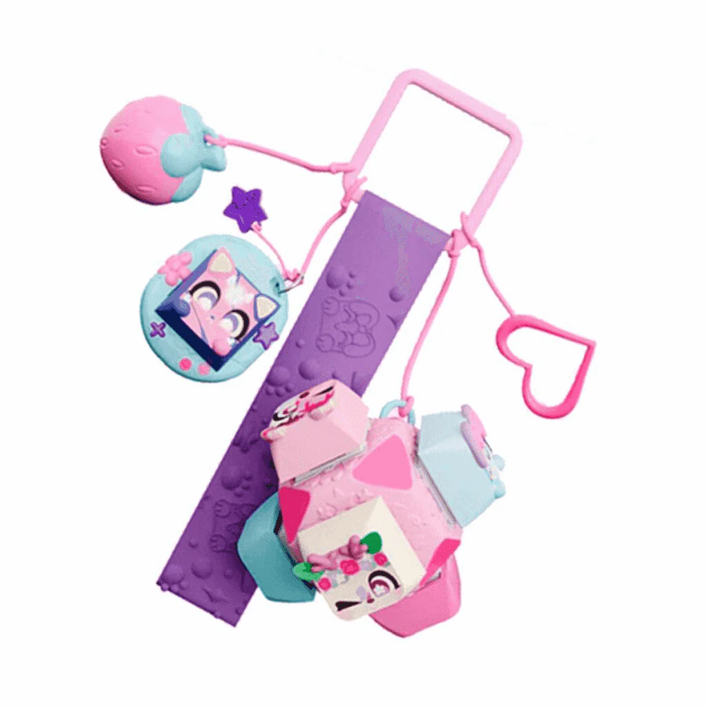 Clickeez Deluxe Keychain – Llavero coleccionable con teclas y charms Bizak
