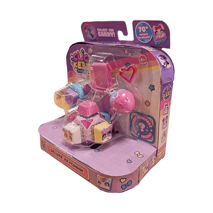 Clickeez Deluxe Keychain – Llavero coleccionable con teclas y charms Bizak - Image 3