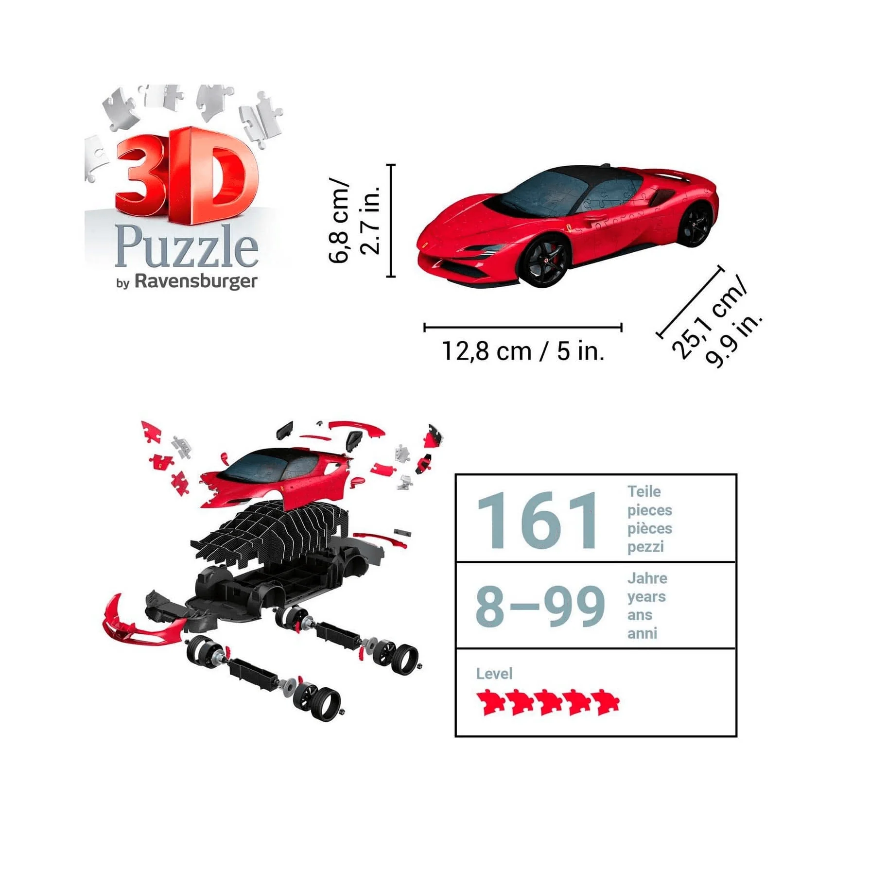 Coche de juguete Ferrari SF90 Stradale VW T2 - ¡Velocidad y estilo garantizados! - Image 2
