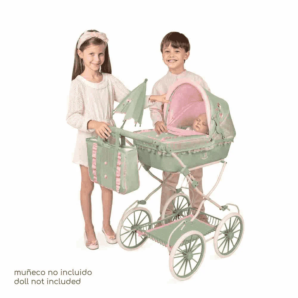 Coche de Muñecas Botanic Plegable con Capazo 48 cm - Image 2
