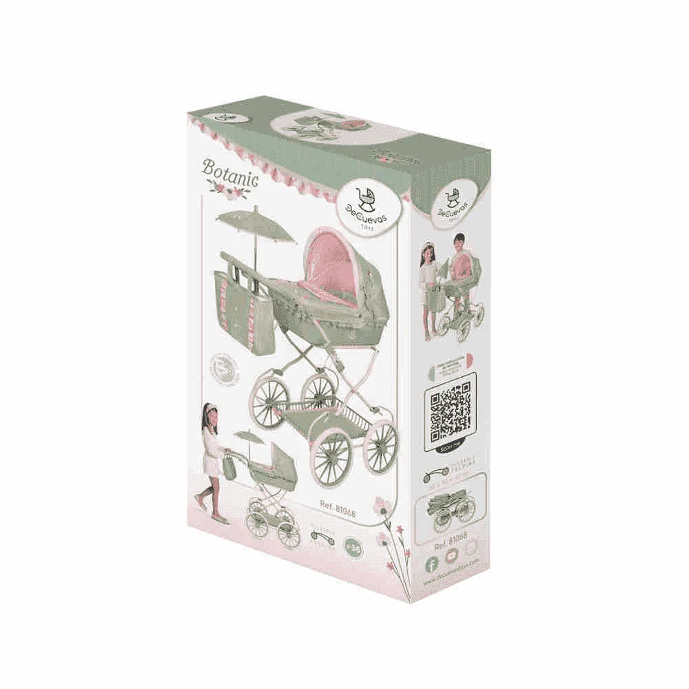 Coche de Muñecas Botanic Plegable con Capazo 48 cm - Image 7