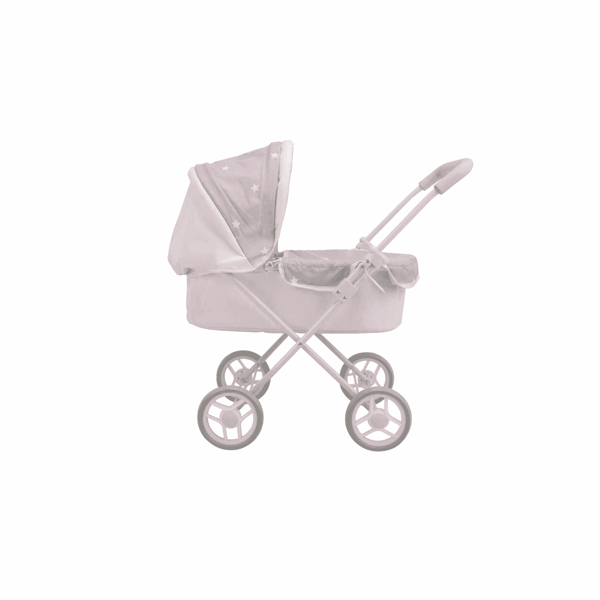 Coche de Muñecas con capota Emma 35x61x60 cm (Altura manillar: 57 cm) - Image 2