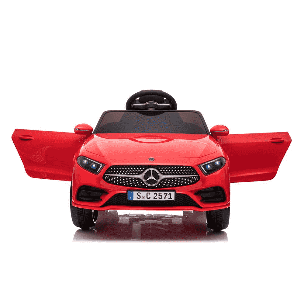 Coche Eléctrico Infantil Convertible MBZ CLS350 Rojo con Luces LED y Control Parental - Image 2