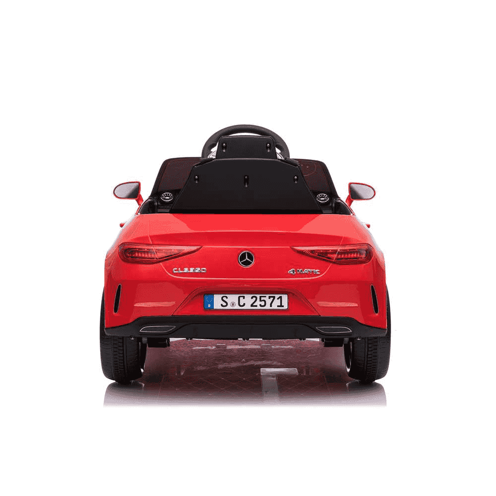 Coche Eléctrico Infantil Convertible MBZ CLS350 Rojo con Luces LED y Control Parental - Image 3