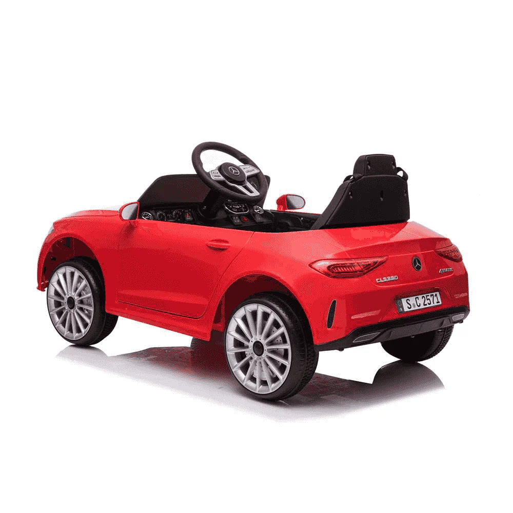 Coche Eléctrico Infantil Convertible MBZ CLS350 Rojo con Luces LED y Control Parental - Image 4