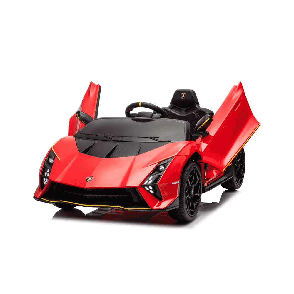 Coche eléctrico Lamborghini infantil 12V – Rojo o Rosa con mando y batería recargable (3+) - Image 7