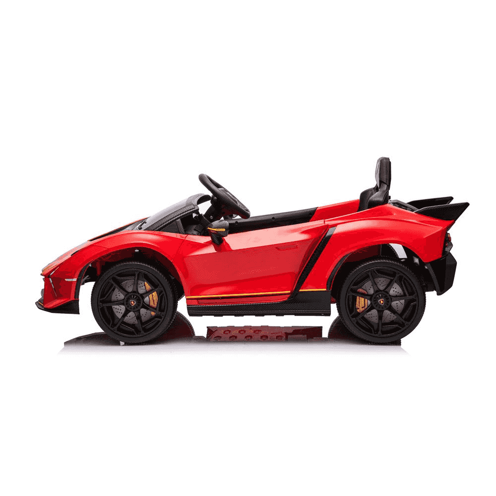 Coche eléctrico Lamborghini infantil 12V – Rojo o Rosa con mando y batería recargable (3+) - Image 8