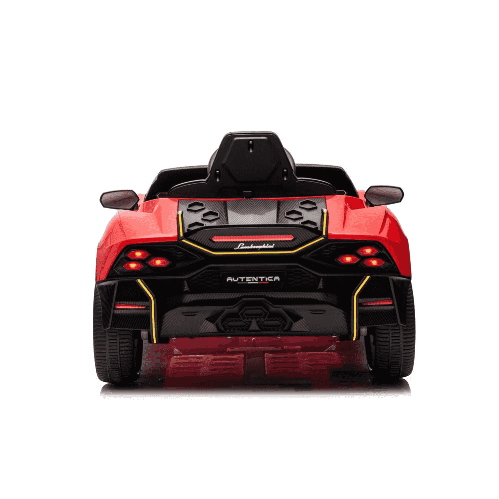 Coche eléctrico Lamborghini infantil 12V – Rojo o Rosa con mando y batería recargable (3+) - Image 9