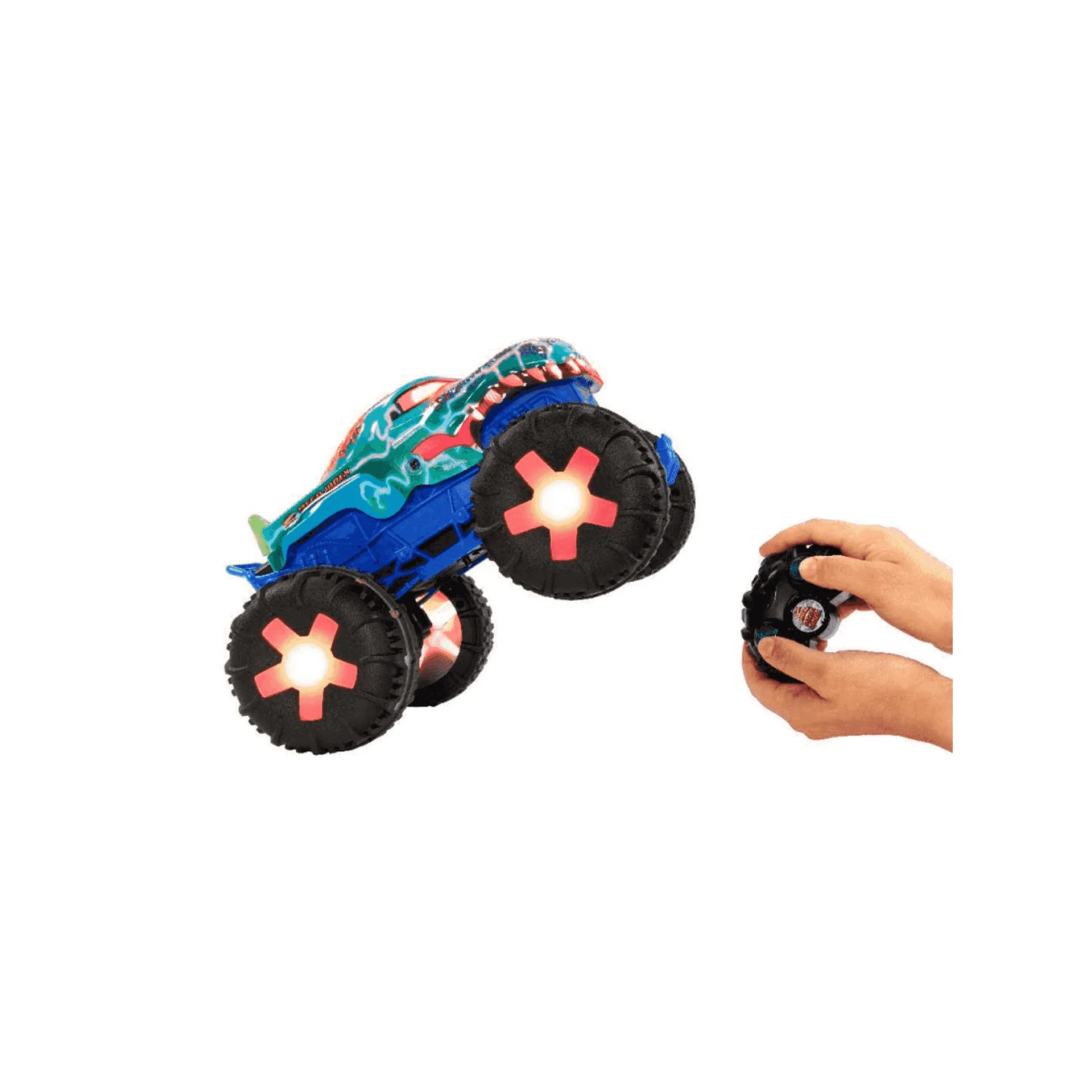 Coche Hot Wheels Monster Trucks Mega Wrex R/C - Image 5