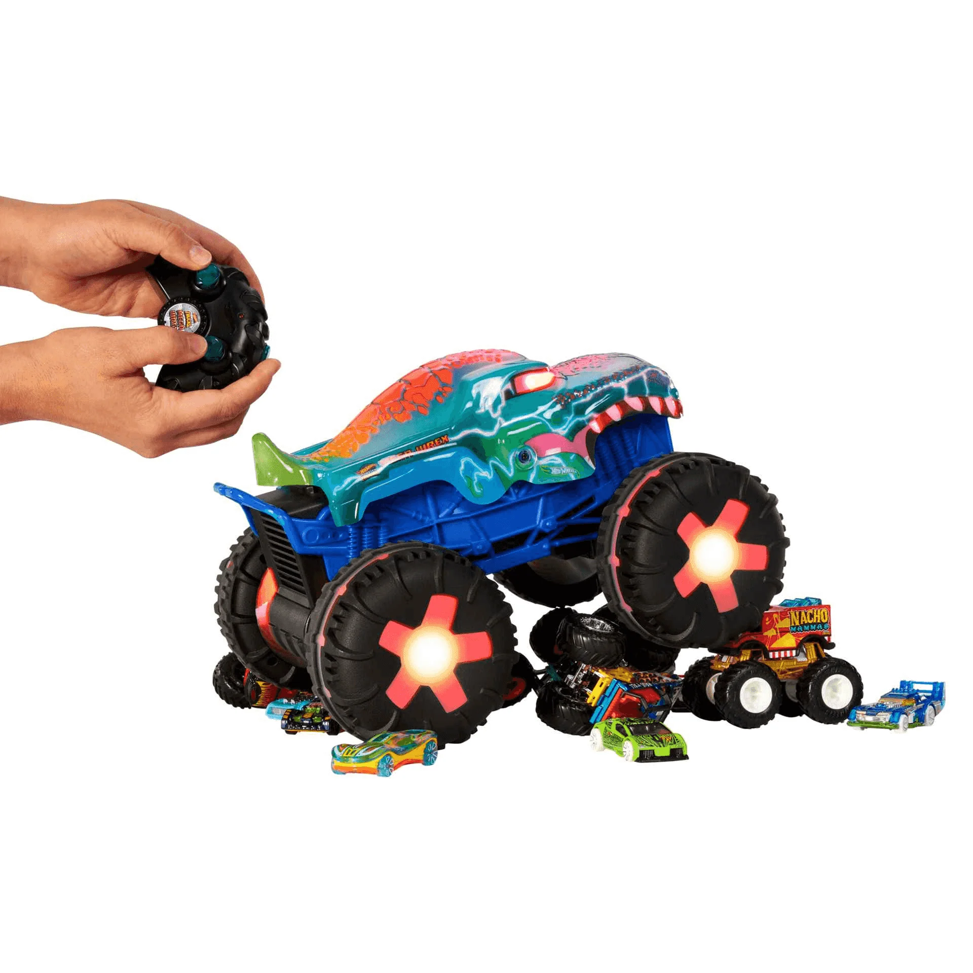 Coche Hot Wheels Monster Trucks Mega Wrex R/C - Image 6