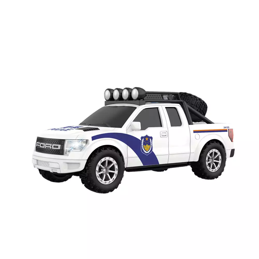 Coche Policia Pickup Truck con luces y sonidos