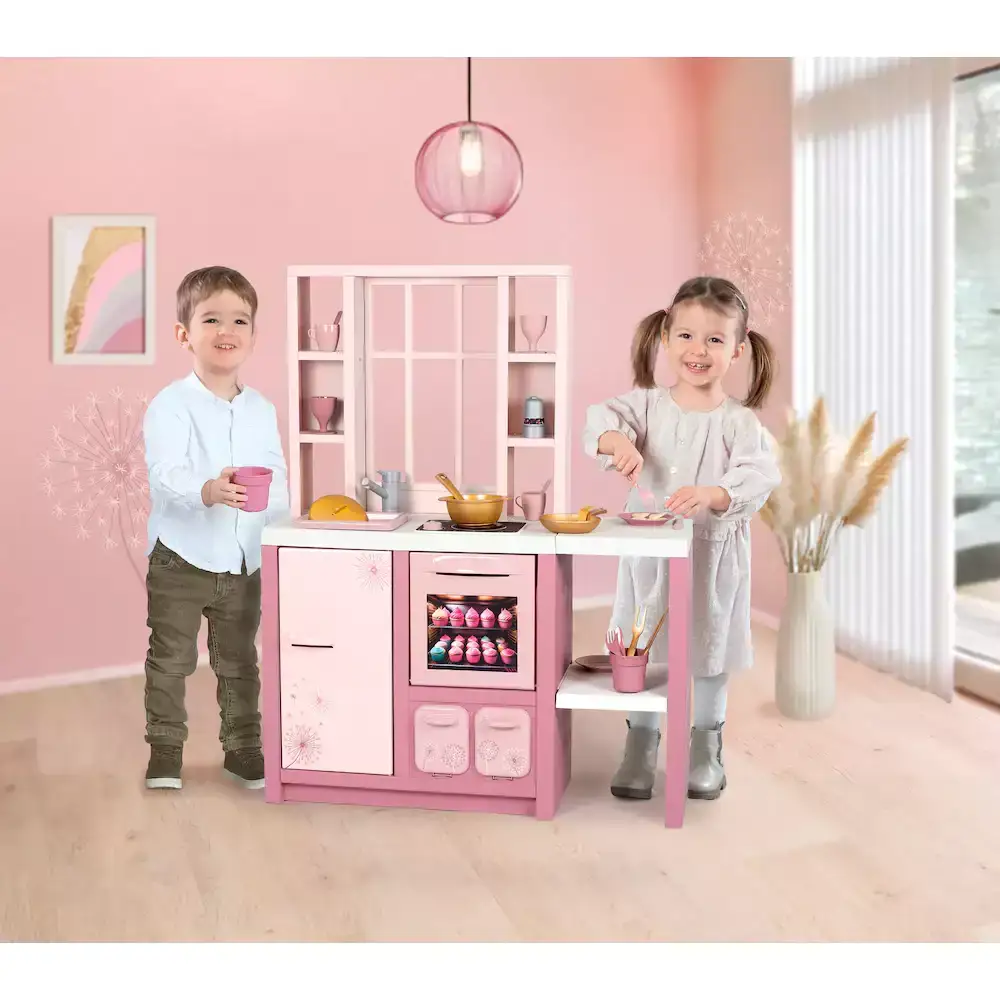 Cocina Loft Rosa Interactiva Smoby - Image 4