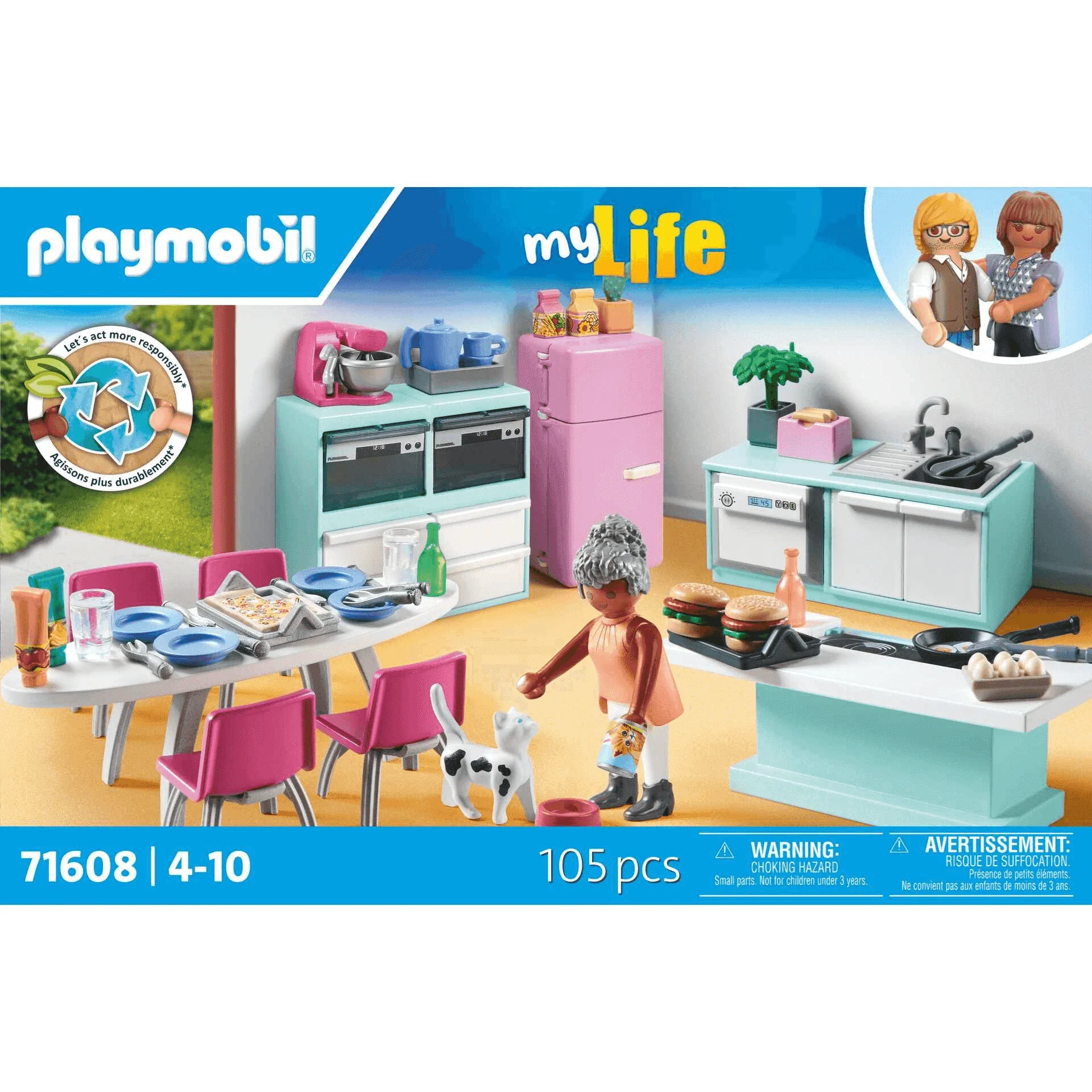 Cocina Playmobil My Life con Isla y Accesorios - Image 2