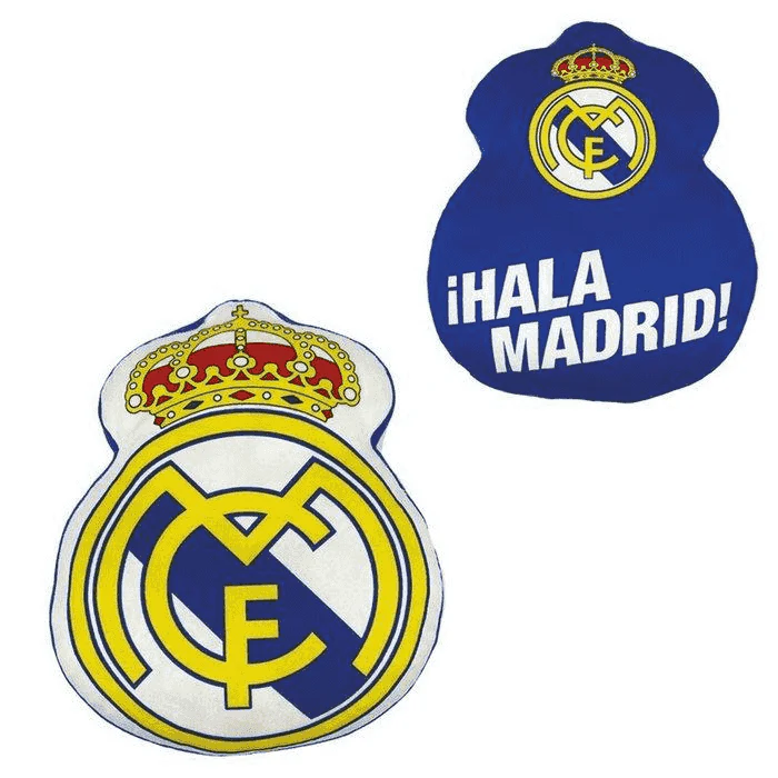 Cojín Escudo Real Madrid 3D 42x34 cm – Cojín Decorativo Fútbol