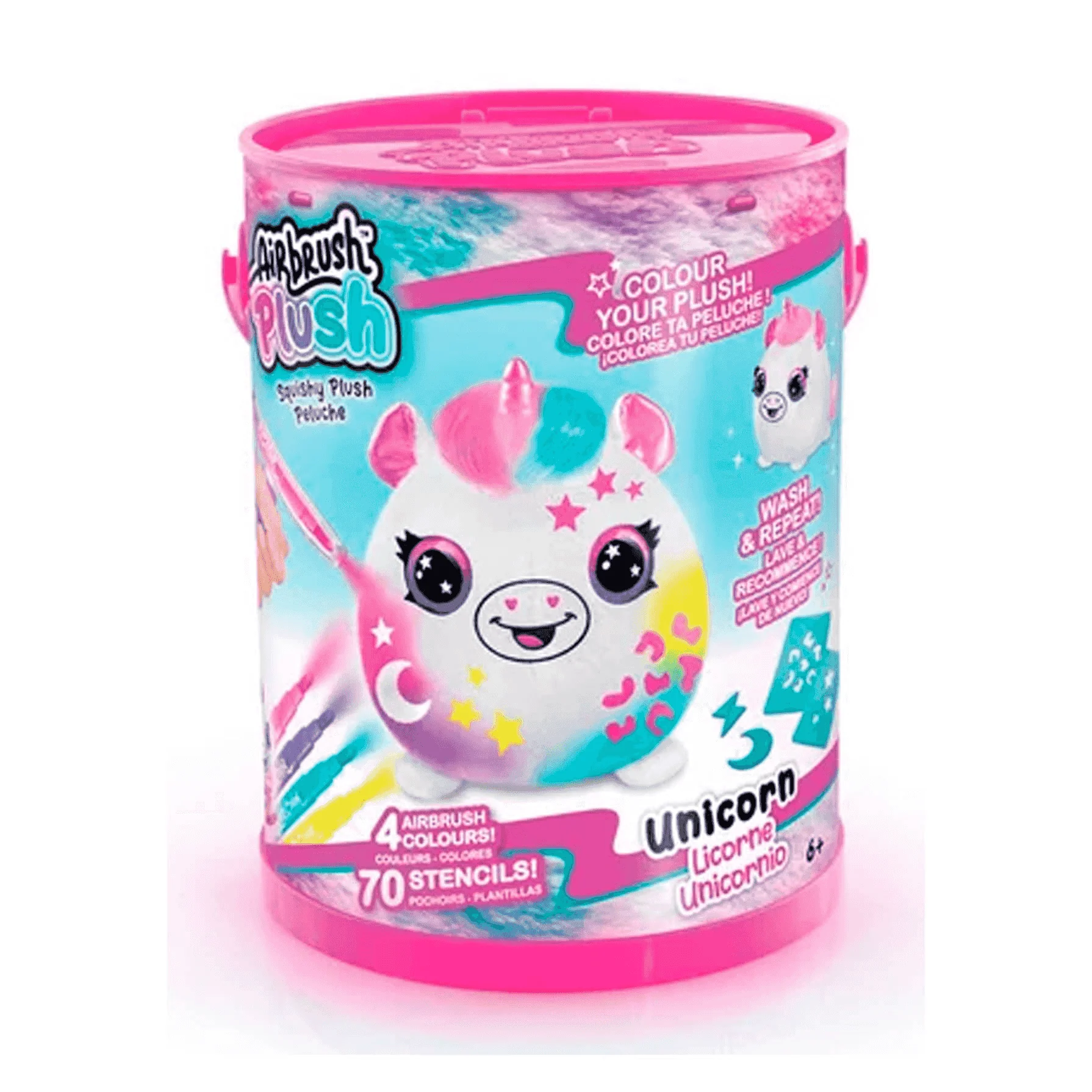 Colorea tu Mascota Barril Peluche Squishy