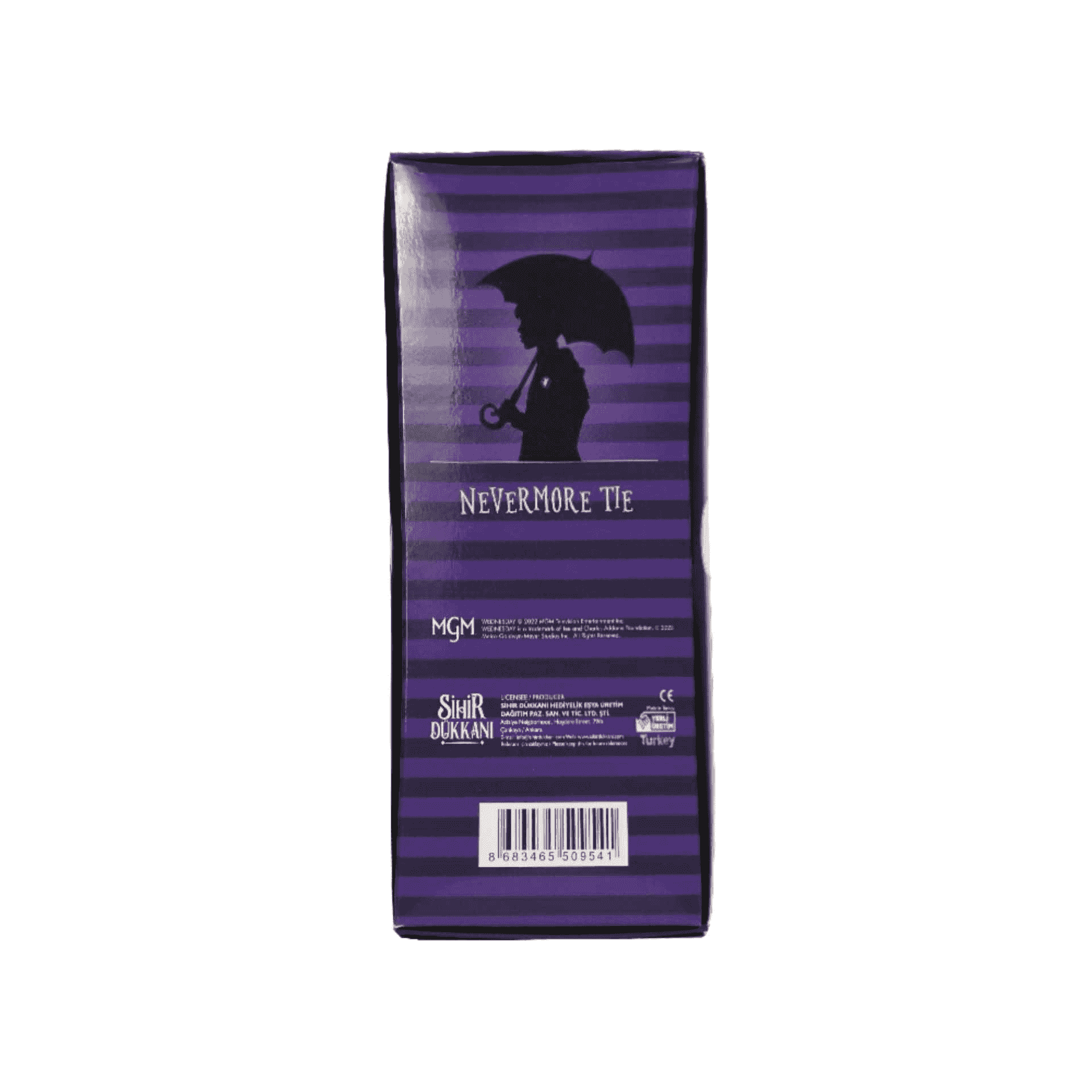 Corbata Morada de Miércoles con Logo de Nevermore - Image 2