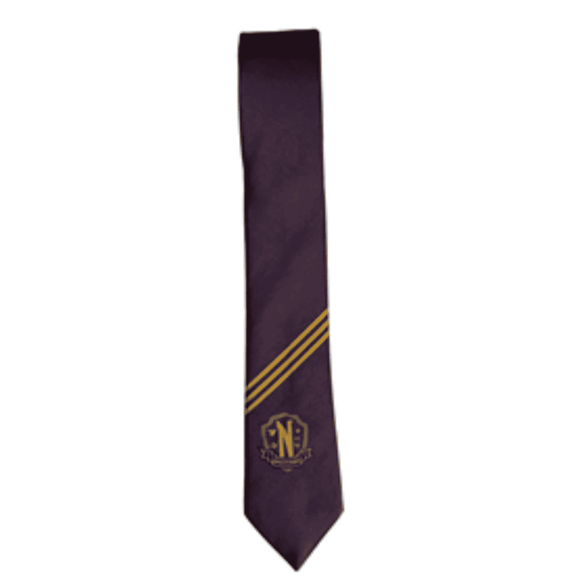 Corbata Morada de Miércoles con Logo de Nevermore - Image 4