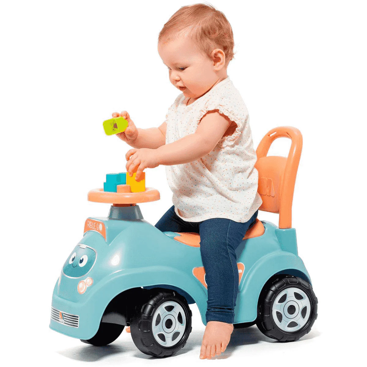 Correpasillos Azul Ribble Go de Molto – Vehículo infantil con asiento - Image 2