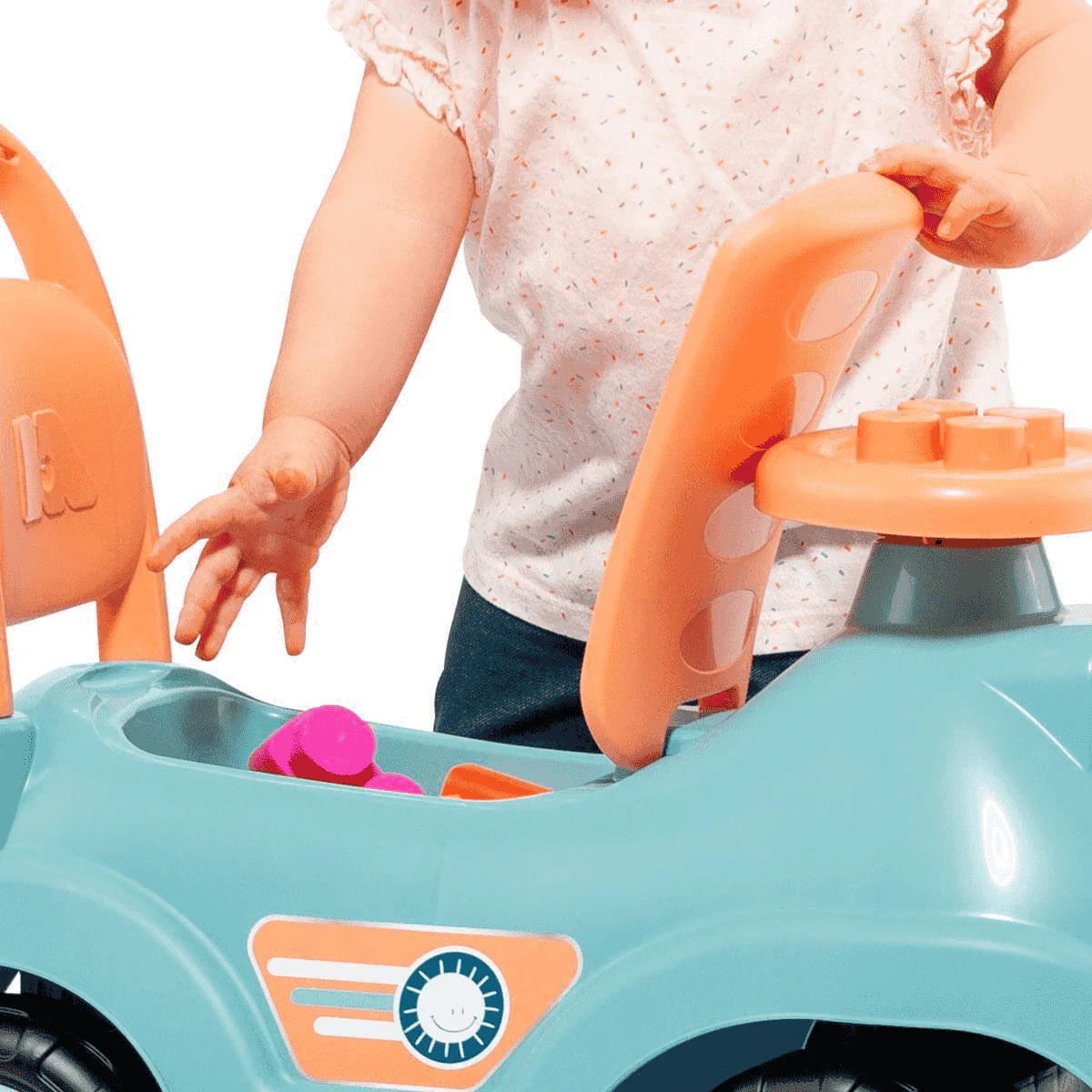 Correpasillos Azul Ribble Go de Molto – Vehículo infantil con asiento - Image 4