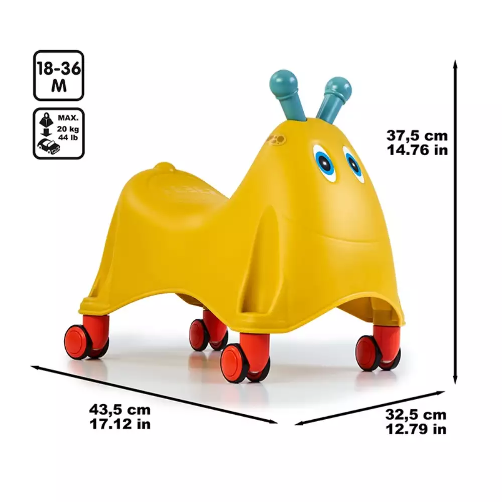 Correpasillos Runy Amarillo – Oruguita simpática de Feber - Image 3