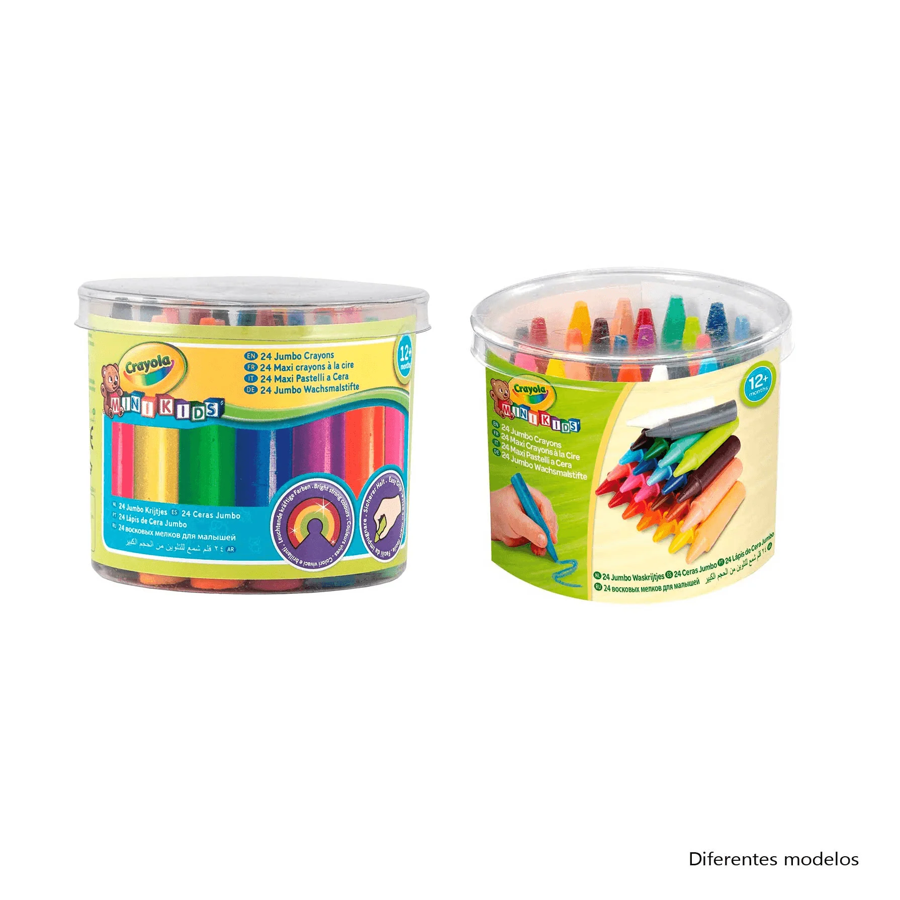 Crayola 24 Ceras Jumbo Lavables Mini Kids Diferentes Modelos