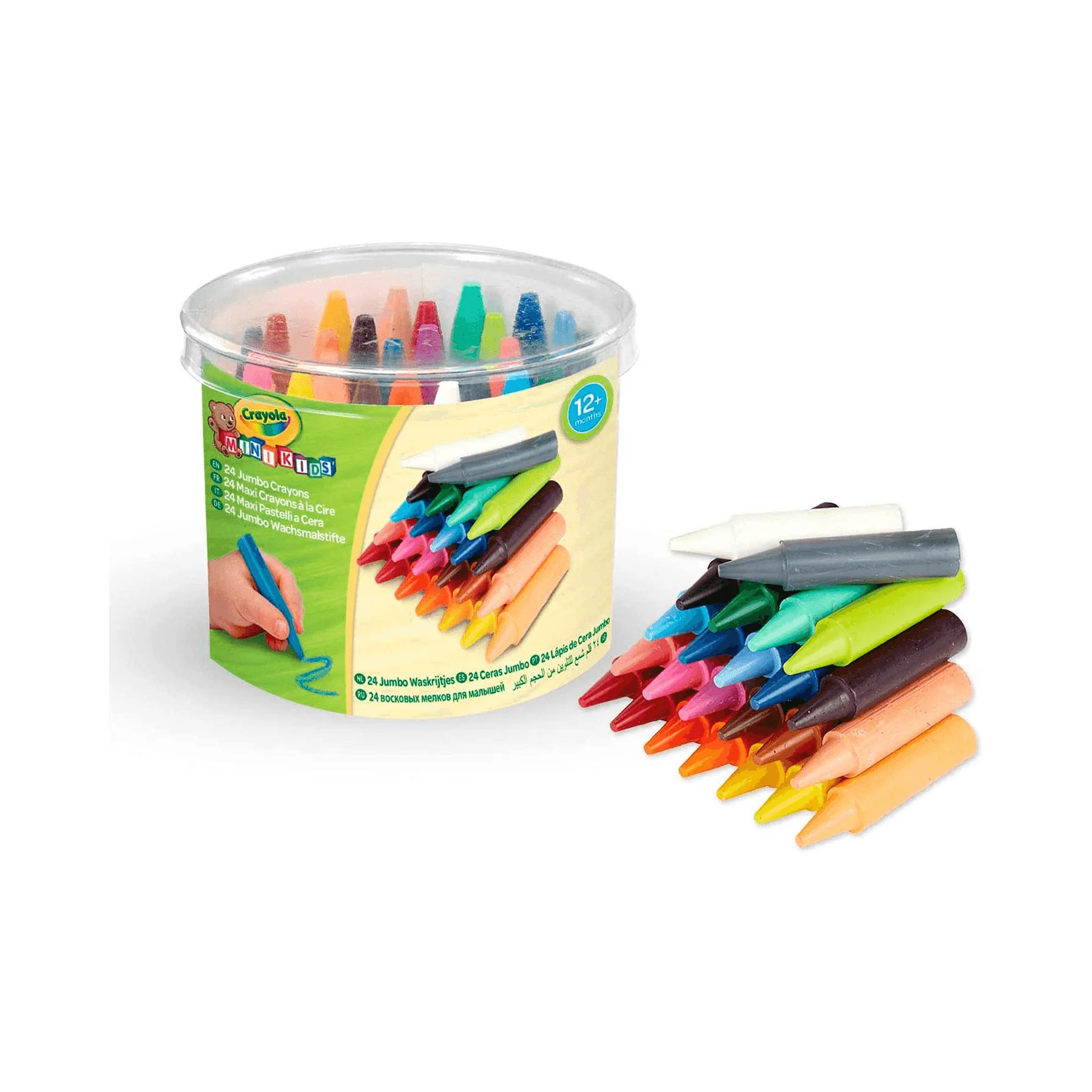 Crayola 24 Ceras Jumbo Lavables Mini Kids Diferentes Modelos - Image 2