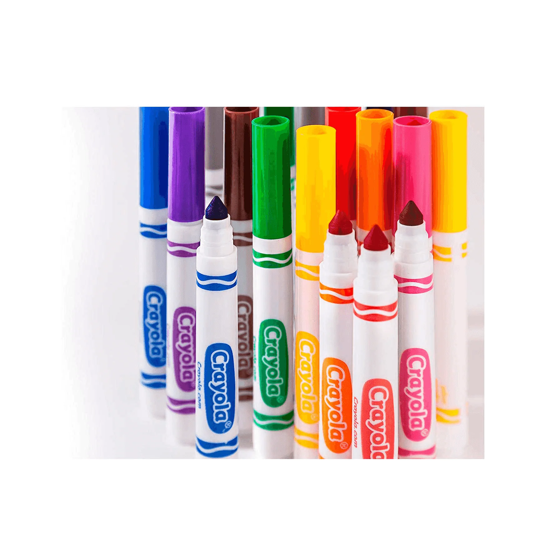 Crayola 24 Rotuladores Super Lavables Maxi Punta - Image 2