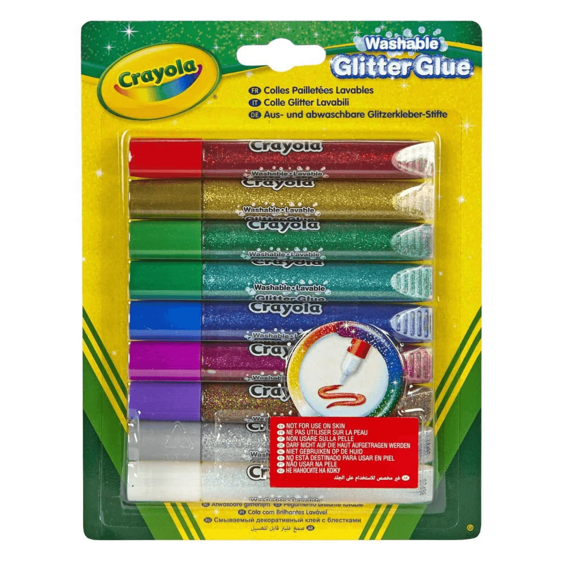Crayola 9 Pegamentos de Pururina Lavables