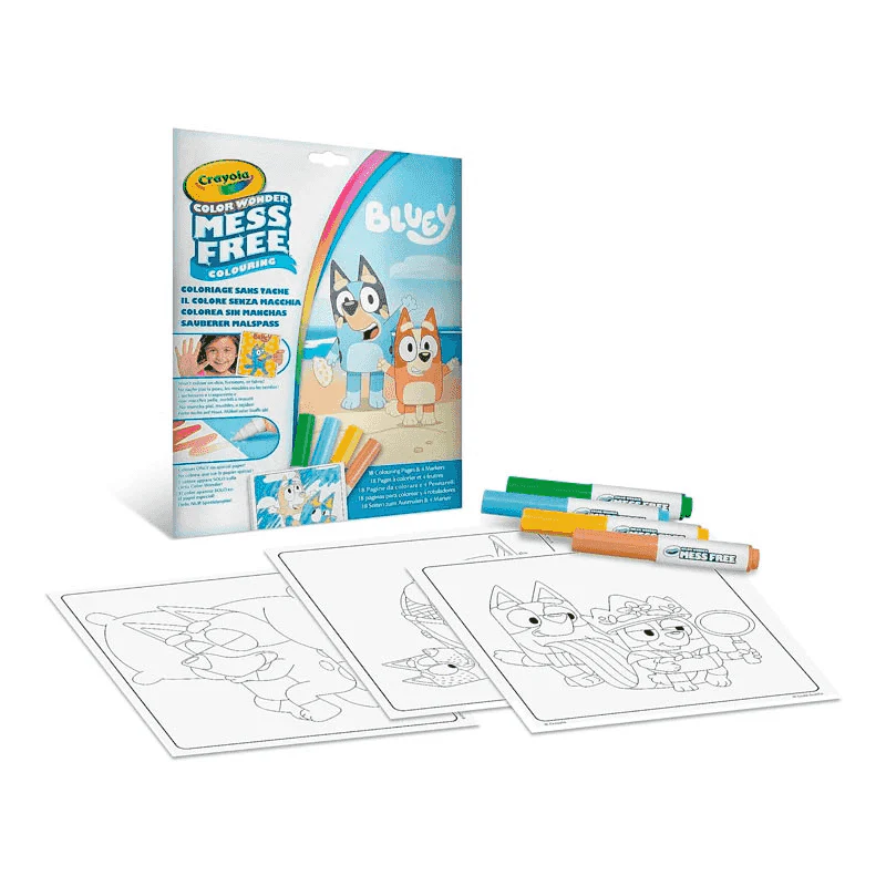 Crayola Bluey Color Wonder - Libro de Colorear sin Manchas