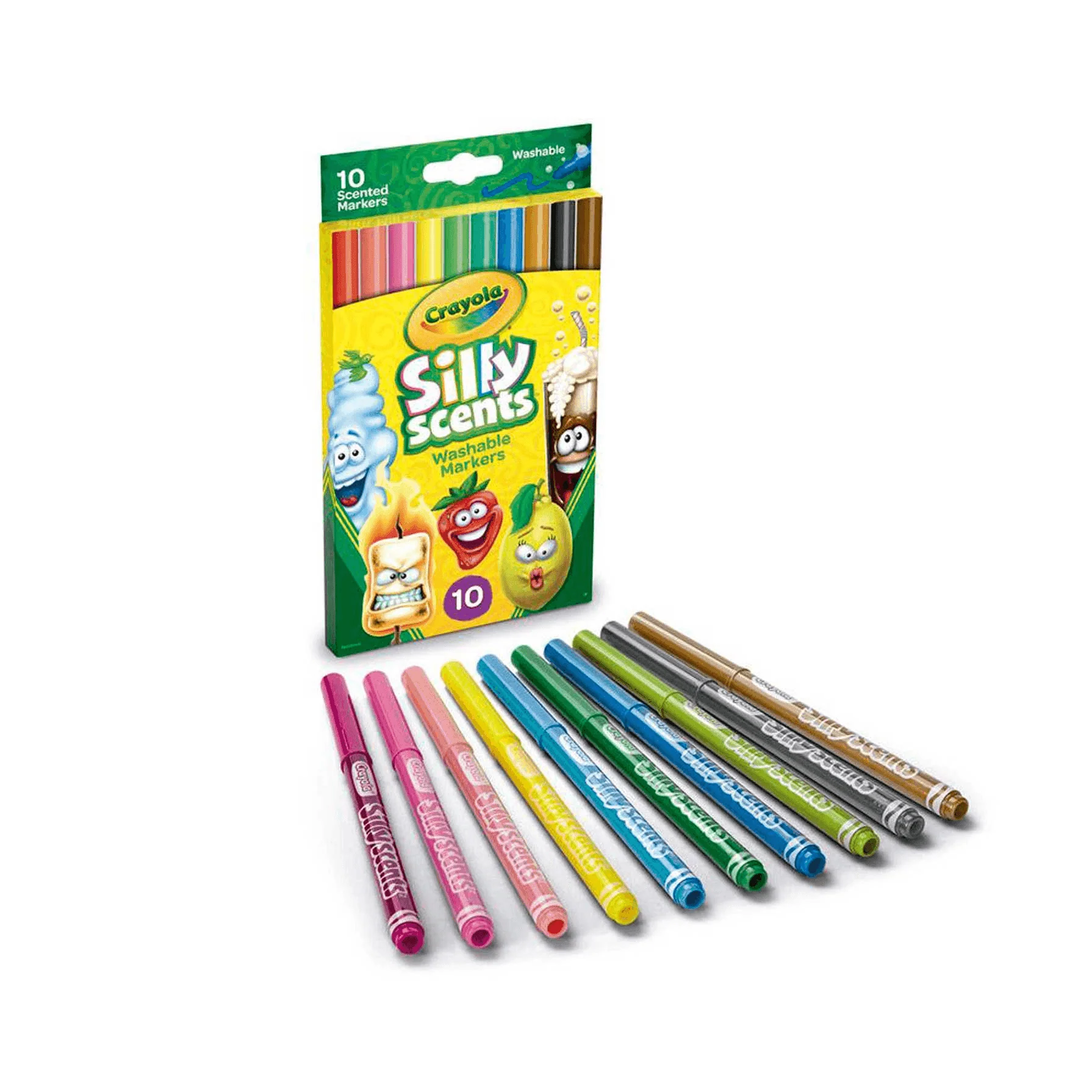 Crayola Set 10 Rotuladores Lavables Los Olorosos
