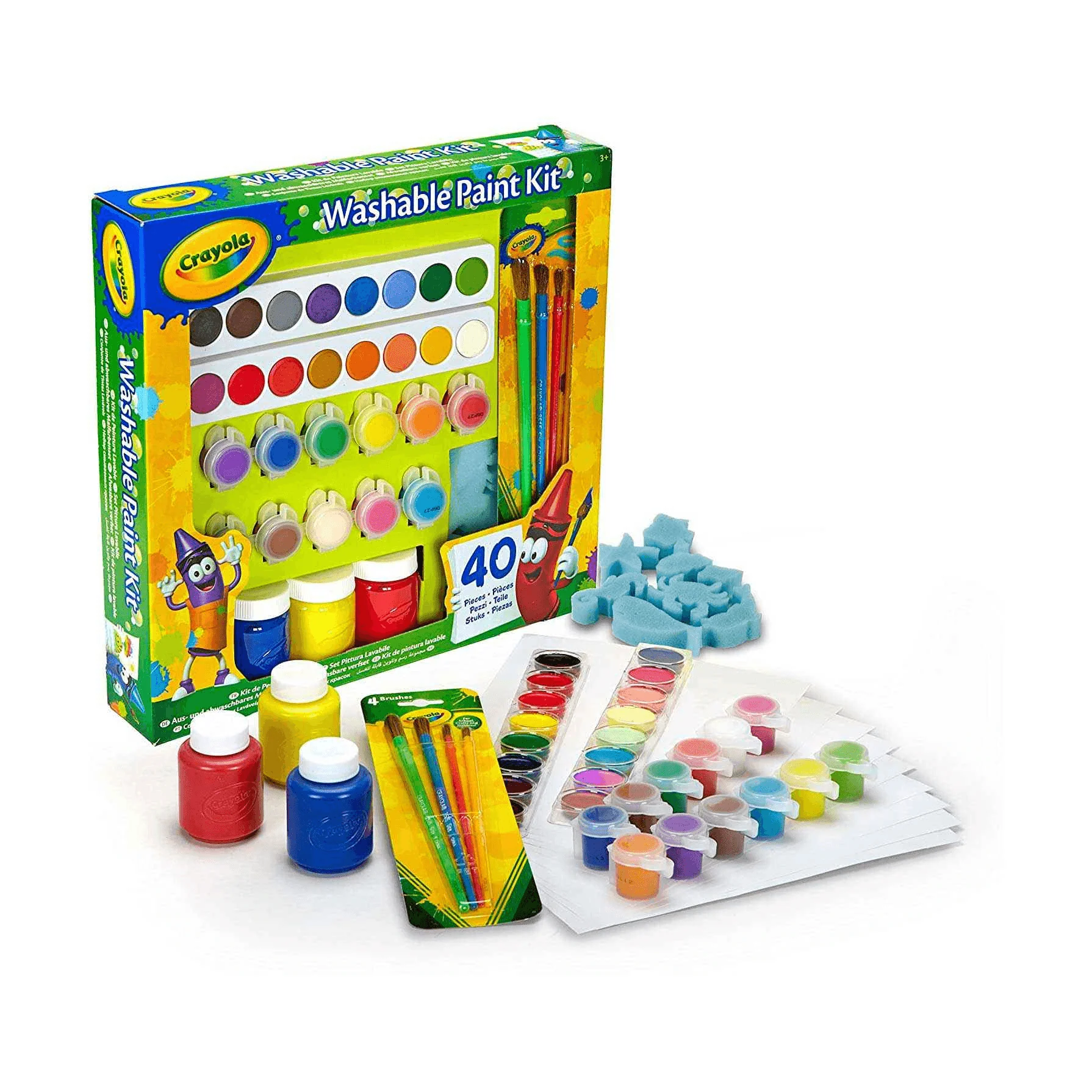 Crayola Set de Pintura Lavable 40 Piezas - Image 2