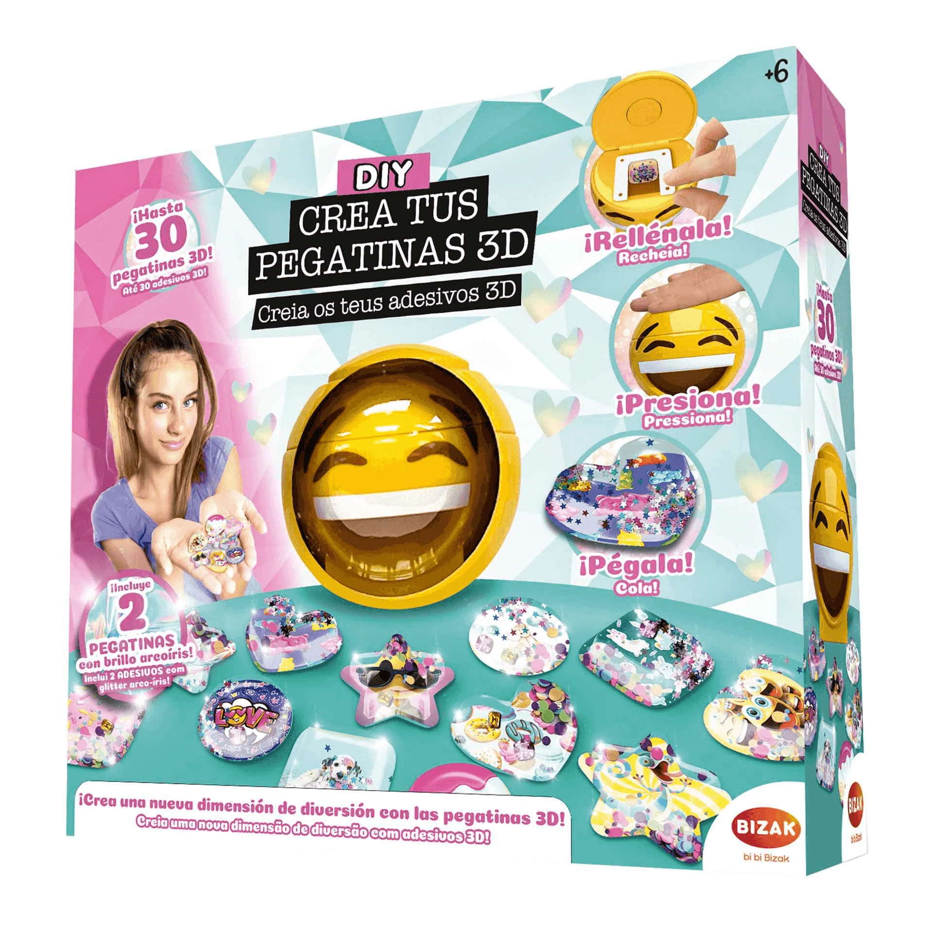 Crea Tus Pegatinas 3D Juego Creativo