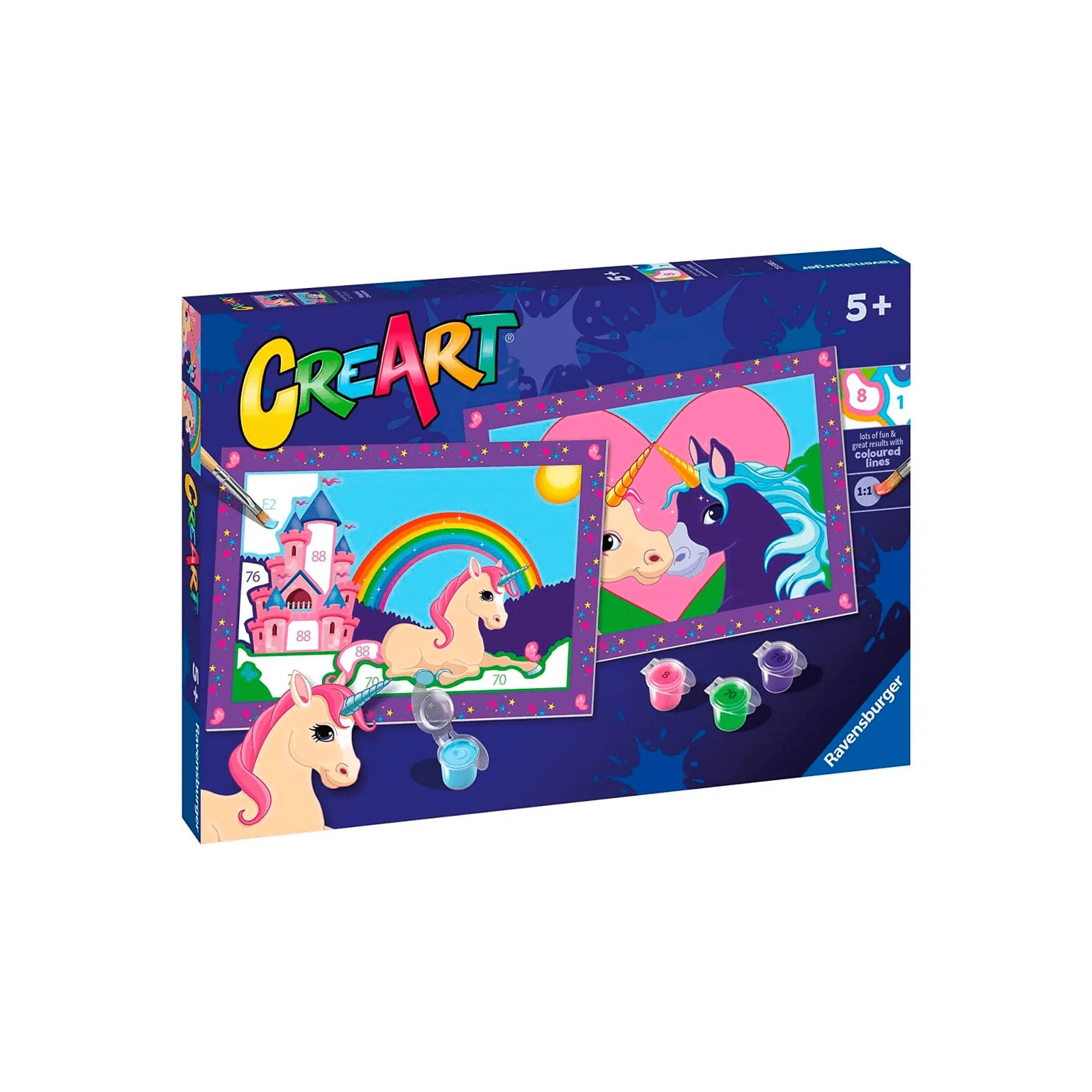 CreArt 'Magical Unicorns' de Ravensburger 2x Unicornios