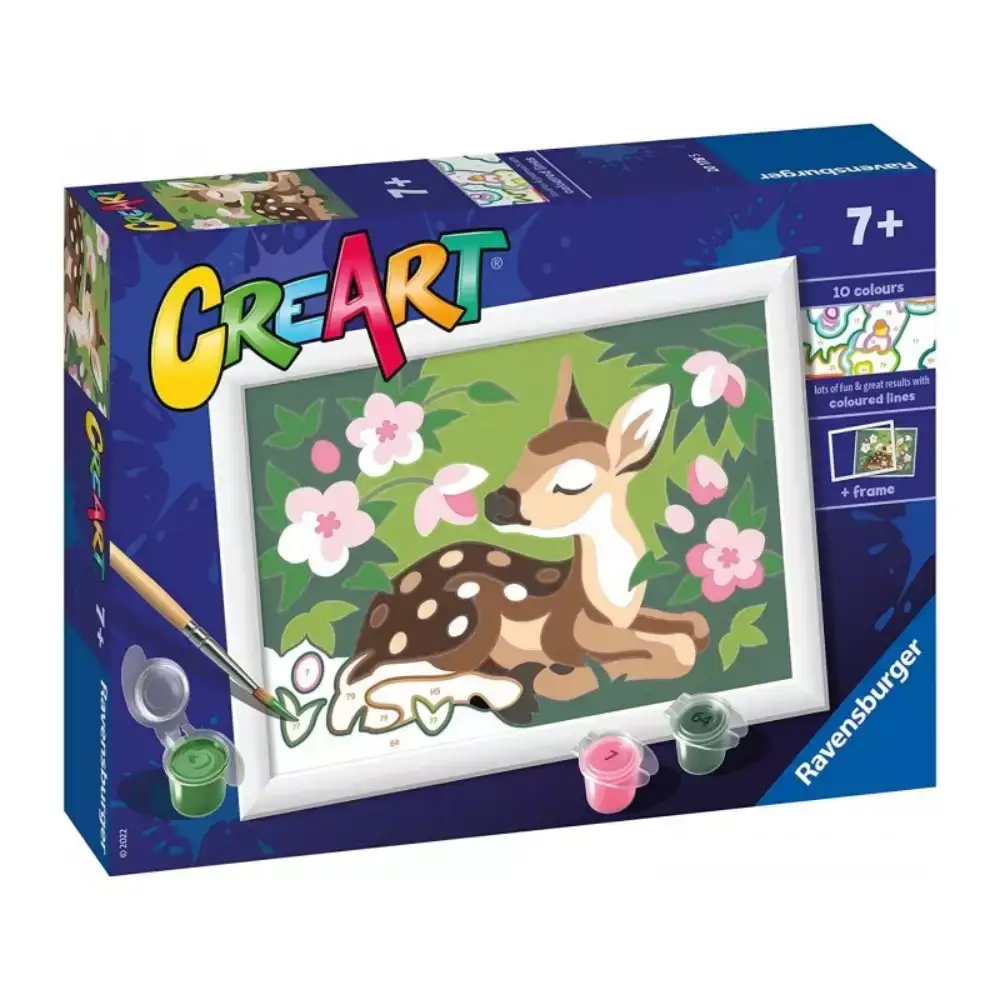 CreArt Serie E: Cervatillo entre las flores