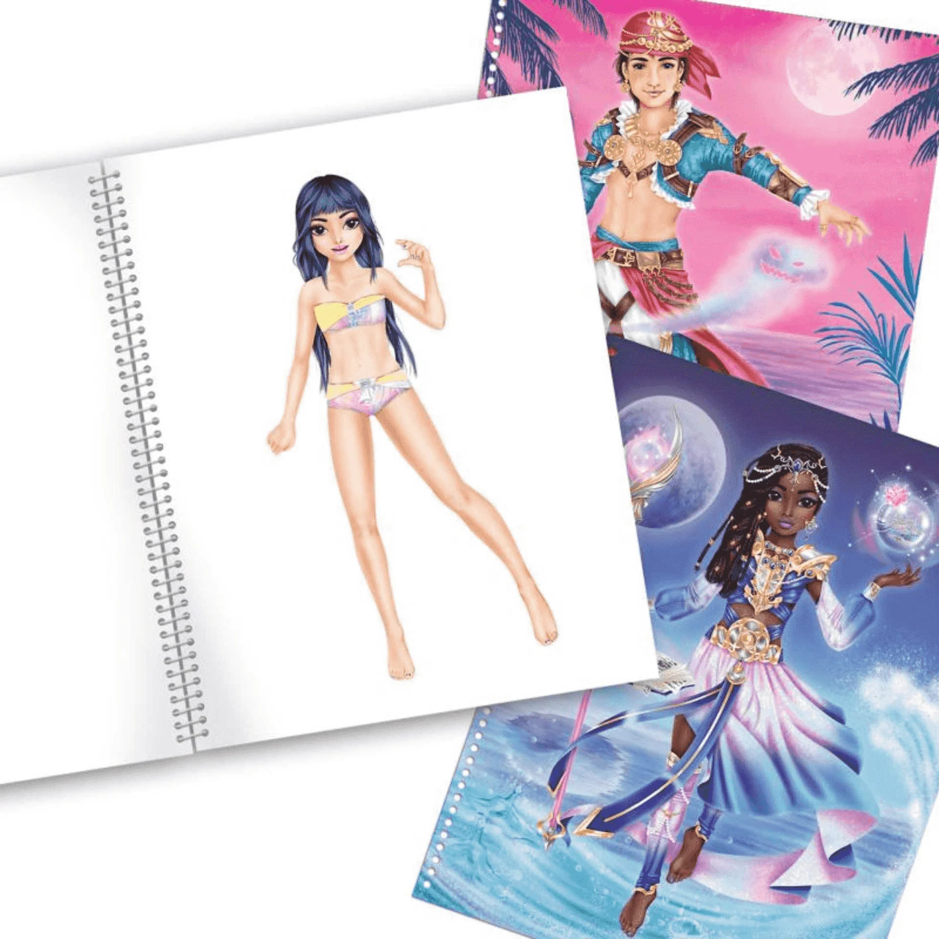 Create your TOP Model Libro Para Colorear y Pegatinas - Image 2